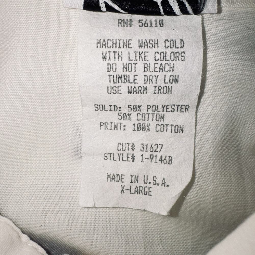 VTG 90s Tap & Co Women XL Button White Shirt Friends Garden Cats‎ Angel Cottage - Picture 7 of 7